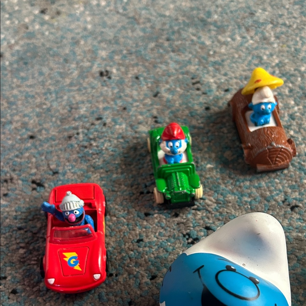 Smurfs Toy Figurine Set - Blue and White - Picture 3 of 8